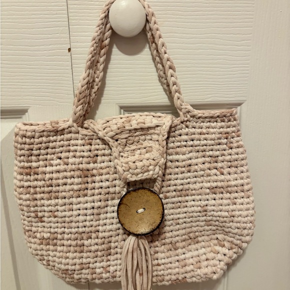 Tan Handmade Crotchet purse 👜 - Picture 4 of 5